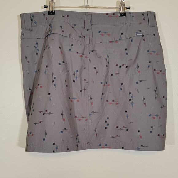 Eddie Bauer Women's Adventurer 2.0 Skort Hiking Golf Green Pockets Brown Size 14 - Picture 5 of 8